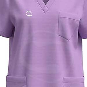 Scrubs médicaux écologiques | Uniformes de soins infirmiers durables | Vêtements hospitaliers en coton respirant - Product Image 6