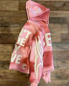 Échantillon OEM Pull à manches longues pour hommes, sweat à capuche oversize d'hiver, sweat-shirt noir imprimé 100% coton, tissu jersey technique délavé - Product Image 6