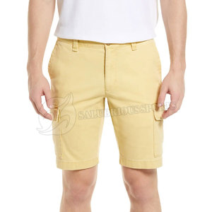Pantalones Cortos Deportivos Casuales para Hombre, 100% Algodón, Diseño Sólido, Transpirables, de Secado Rápido, Ecológicos, Personalizables OEM - Product Image 1
