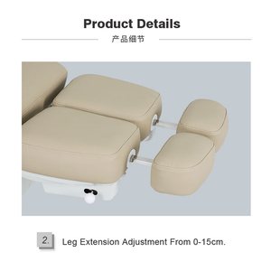 Kangmei yeni Modern lüks Spa Salon mobilya güzellik elektrikli asansör 3 motorlar dövme yüz Podiatry pedikür sandalyesi - Product Image 6