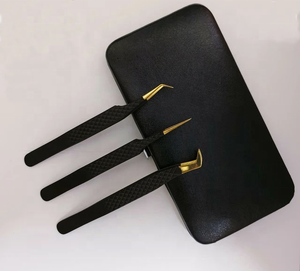 Meilleur fabricant Extension de cils Pince à épiler de couleur noire | Pince à cils Logo personnalisé | Extension de cils Pince à épiler personnalisée - Product Image 5