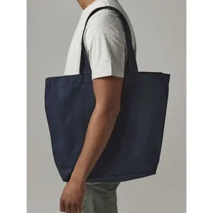 Premium Cotton Maxi Tote for Shoppers Custom Merchandising Promotional Tote Bags - Product Image 1
