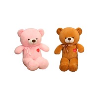 Ours en peluche personnalisé avec nœud en ruban, ours en peluche en gros, ours en peluche personnalisés