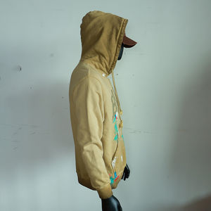 Sudaderas con Capucha Unisex de Algodón y Felpa, Estilo Vintage, Estampado HSI, Lavado Ácido, Gruesas, Desgastadas, Ecológicas, Venta al Por Mayor OEM, Tendencia 2026 - Product Image 3