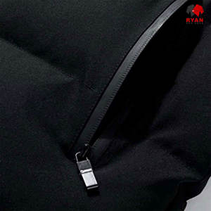 เสื้อกั๊กพัฟเฟอร์กันน้ำแบบกำหนดเองของ Ryan Pro Gear สำหรับผู้ชาย ระบายอากาศได้ดีและป้องกันการเกิดขุย  ตัวเลือกโลโก้ OEM  คอตั้ง - Product Image 6