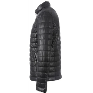 Chaqueta acolchada de lona con capucha impresa OEM personalizada al por mayor para hombre con logotipo personalizado y bolsillo de invierno - Product Image 5