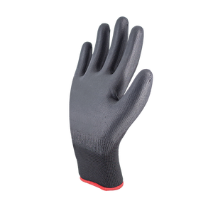 Guantes de PU Negros Resistentes y Transpirables de 13G, Guantes de Seguridad de PU Negros para Trabajos de Construcción - Product Image 5