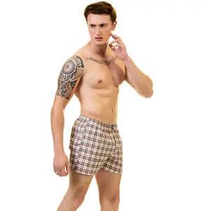 Personalizado de alta qualidade masculina viscose underwear homens boxer Plus Size roupa interior masculina feita istanbul na Turquia