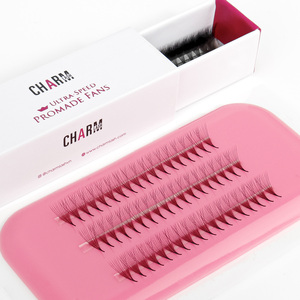 CharmLash Bandejas de Pestañas de Visón al por Mayor, Extensiones de Pestañas Premade Fans, Suministros para Extensiones de Pestañas, Volumen Ultra-rápido y sin Esfuerzo, Esponjosas - Product Image 1