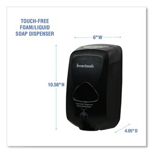 Distributeur de savon mousse sans contact Boardwalk 1200 mL 6 pouces X 4,05 pouces. X 10,58 pouces. Parfum de canneberge 4220042500-BNDL - Product Image 3