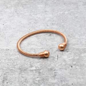 Custom Handcrafted Braid 99.99% Pure <b>Copper</b> <b>Magnetic</b> Bangles Adjustable Minimalist <b>Copper</b> Wire <b>Bracelets</b> Pour Femme Women - Product Image 5