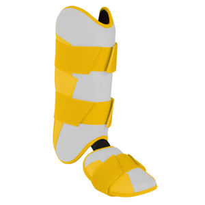 Baseball Shin Guards Leather Professional Protection for Athletes Comfortable Leg Guard for League <b>Games</b> and Sports Practice - Product Image 2