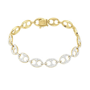 Bracelets et Bracelets fins VVS1 Bracelets de tennis en diamant Moissanite Vente chaude Pass Testeur de diamants Bracelet en diamant glacé - Product Image 2