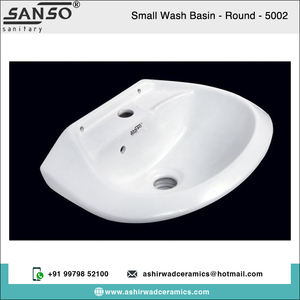 Sanso อ่างล้างมือเซรามิกสีขาว, อ่างล้างมือ9L มีประกัน5ปี - Product Image 2