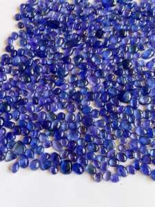 Tanzanita Natural de Calidad AAA con Certificación IGI, 2250 Quilates, Cabujón, Excelente Brillo, Azul, 4-10 mm, Piedras Sueltas para Joyería, Mezcla de Tanzania - Product Image 6