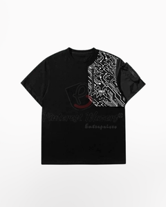 เสื้อยืดฮิปฮอปสไตล์เทคแวร์ พิมพ์ลายตามสั่ง เนื้อผ้านุ่ม สวมใส่สบาย ระบายอากาศได้ดี สำหรับผู้ชาย มีไซส์ตามสั่ง - Product Image 6