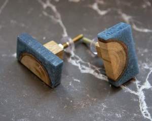 Craft Valley AK-1446 Tiradores de Madera y Resina Hechos a Mano para Gabinetes, Herrajes Decorativos Modernos para Cajones de Cocina y Muebles, Diseño Único para el Hogar - Product Image 4