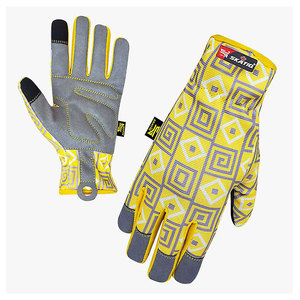 SKATIQ SG-7990 Gants de sécurité en peau de chèvre de haute qualité antidérapants avec fonction d'écran tactile pour le jardinage - Product Image 4