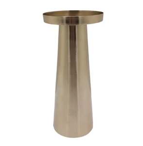 Portavelas de Metal de aluminio para decoración del hogar, soporte de vela de estilo clásico de Color negro mate Para Boda y Decoración de mesa - Product Image 2