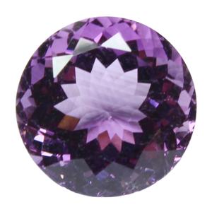 พลอยสีม่วงธรรมชาติขนาดฟรีไซส์กลมอัญมณีหลวมเจียระไนแบบแฮนด์เมดสำหรับทำเครื่องประดับ - Product Image 1