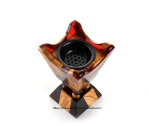 Faizacraft Wholesale Luxury Arabic Bakhoor Incense <b>Burner</b> <b>Wood</b> & Resin Mabkhara <b>for</b> Home Decor Aromatic Use - Product Image 3