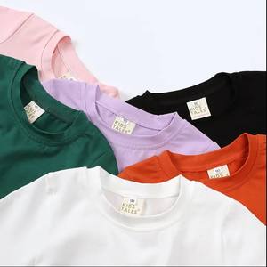 T-shirts décontractés pour enfants au design moderne, 100% coton tricoté, col rond, manches courtes, haute qualité, exportés dans le monde entier - Product Image 5