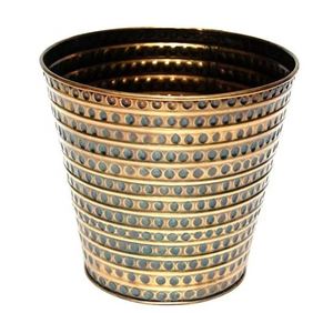 Jardinières de jardin extérieures de finition antique Jardinière de forme ronde de conception classique pour le sol ou l'utilisation suspendue en gros - Product Image 6