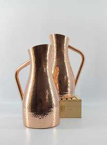 Vente incroyable Pichet à eau personnalisé Pichet au design martelé Pichet de meilleure qualité Pichet de haute qualité Échantillons de cuivre étonnants - Product Image 6