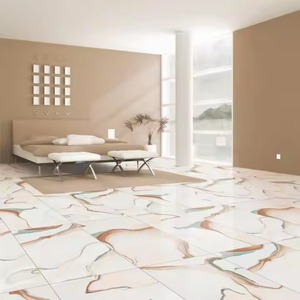 Declan Brown New Marble Look Noir Poli Carrelage de Sol en Céramique 60x120 Cm Design de Dessus en Porcelaine Émaillée Brillante - Product Image 6