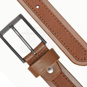 Cinturón de cuero para hombre a la moda, diseñado para brindar comodidad y durabilidad, ajuste ajustable, perfecto para la moda informal - Product Image 6