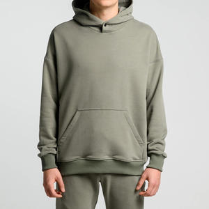Poche avant personnalisée légère séchage rapide 100% coton à capuche pour hommes vêtements d'extérieur élégants sweat à capuche respirant avec logo personnalisé - Product Image 1