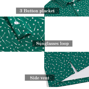 Polo de Golf Elástico de Alta Calidad, Absorbe la Humedad y Protege de los Rayos UV para Días Soleados, Diseño de Corte Regular, Camisetas Polo para Hombre - Product Image 4