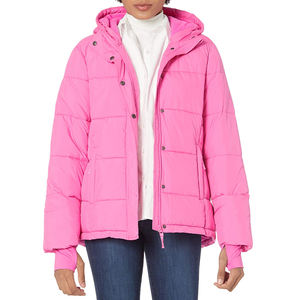 Servicio OEM, Chaqueta Acolchada Personalizada para Mujer, Nuevos Diseños, Manga Larga, Color Sólido, Chaqueta Acolchada para Mujer - Product Image 3