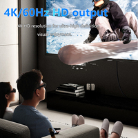 Système de présentation sans fil BYOD 4K, portée 50 m, double écran, multiviewer, récepteur AirPlay et Miracast