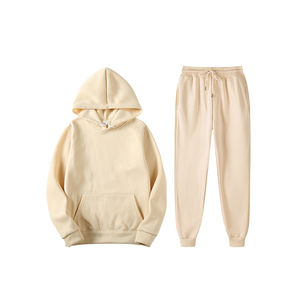 Ensembles de sweats à capuche et pantalons de survêtement de haute qualité imprimés sur mesure pour hommes femmes respectueux de l'environnement pour l'hiver avec logo original à l'avant - Product Image 6