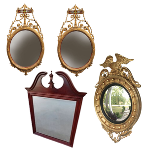 Miroir mural à cadre en bois pour salon décoration de la maison ou hôtel et villa produit de haute qualité d'Indonésie - Product Image 4