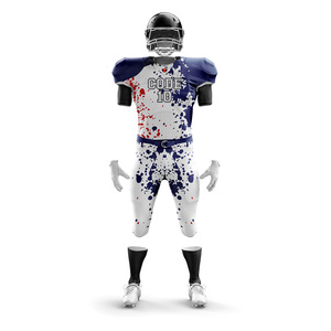 Ensemble de maillots de football américain Offre Spéciale avec logo personnalisé uniformes respirants à manches courtes uniformes grande taille pour clubs de garçons - Product Image 5