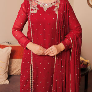 Vente en gros Salwar Kameez costume pakistanais prêt-à-porter brodé pour les femmes Eid Festival musulman robe ethnique OEM du Pakistan - Product Image 4