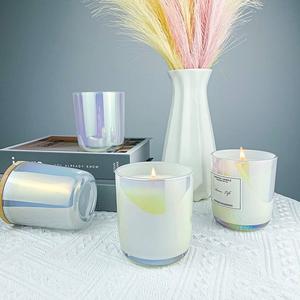 Pot de bougie arc-en-ciel de qualité supérieure de 10 onces Acheter maintenant avec une livraison rapide Parfait pour l'aromathérapie et les cadeaux - Product Image 6