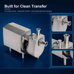 ปั๊มน้ำอัตโนมัติแบบมีตัวเรือน QY Standard Motor Square Housing Sanitary Self-Priming Pump 0.75kW 3m3/h ขนาดกะทัดรัด ขายส่งจากโรงงาน - Product Image 1
