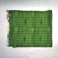 Fait à la main indien Kantha écharpe Vintage coton Patchwork soie Sari motif brodé Style coloré longueur moyenne hiver adulte