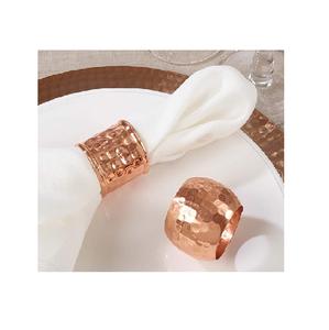 Anillo de servilleta de cobre de diseño antiguo, diseño de hoja diferente hecho a mano, anillo de servilleta de cobre más vendido para venta al por mayor - Product Image 5