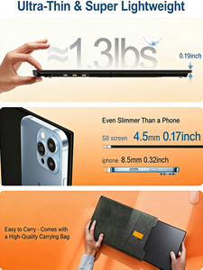 Monitor Portátil para Juegos <span class=keywords><strong>de</strong></span> 14'' FHD 1080P con Super Descuento, Ultrafino, Extensor <span class=keywords><strong>de</strong></span> Monitor Dual, Plug & Play, para Laptop - Product Image 6