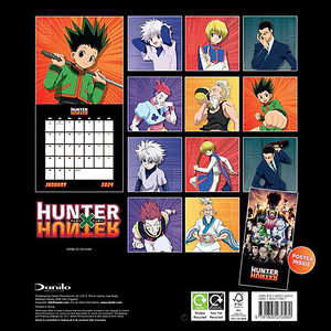 Calendrier mural Hunter X Hunter 2024 avec mini affiche - Product Image 4