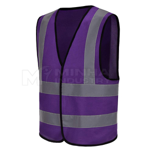 Venta al por mayor de diseño de la mejor calidad de alta visibilidad chaleco reflectante de trabajo logotipo personalizado chaleco de seguridad para la venta - Product Image 1