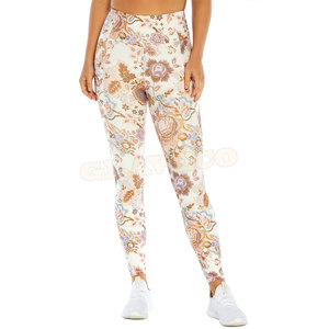 Nouveau style de leggings de yoga taille moyenne pour femmes legging de sublimation à motif solide vente en gros du Pakistan - Product Image 2