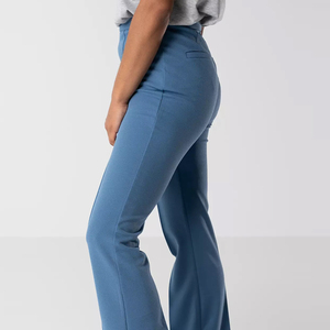 Fabrication 100% Top haute qualité coupe confortable femmes pantalons évasés pas cher prix séchage rapide femmes pantalons évasés - Product Image 6