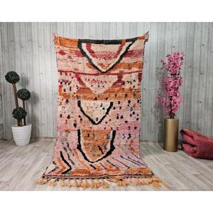 Manta Marroquí Hecha a Mano, Auténtica, Artesanal, Diseño Tribal, Suave, Tejida, Decoración para el Hogar, Regalo - Product Image 1