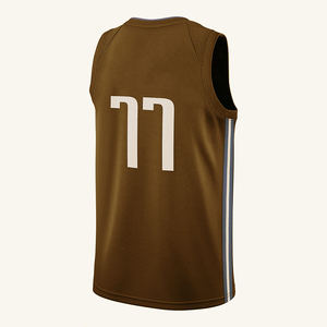 Tops personalizados cosidos impresión universitaria práctica números diseño mujer liso jóvenes baloncesto uniformes Jersey para hombres - Product Image 5
