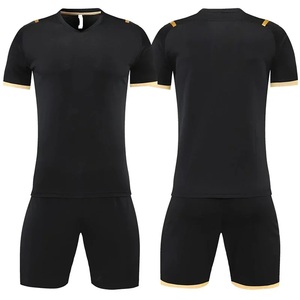 Conjunto de Camiseta de Fútbol Negro Amarillo Rojo Blanco Azul Uniforme Personalizado al por Mayor Ropa de Fútbol en Venta - Product Image 2